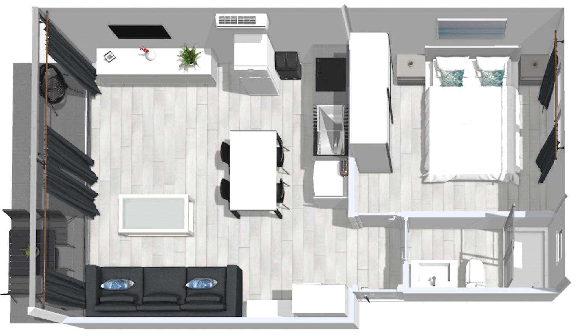 Roses Apartments 1 - Vista Mar Lateral - 1Habitacion מראה חיצוני תמונה